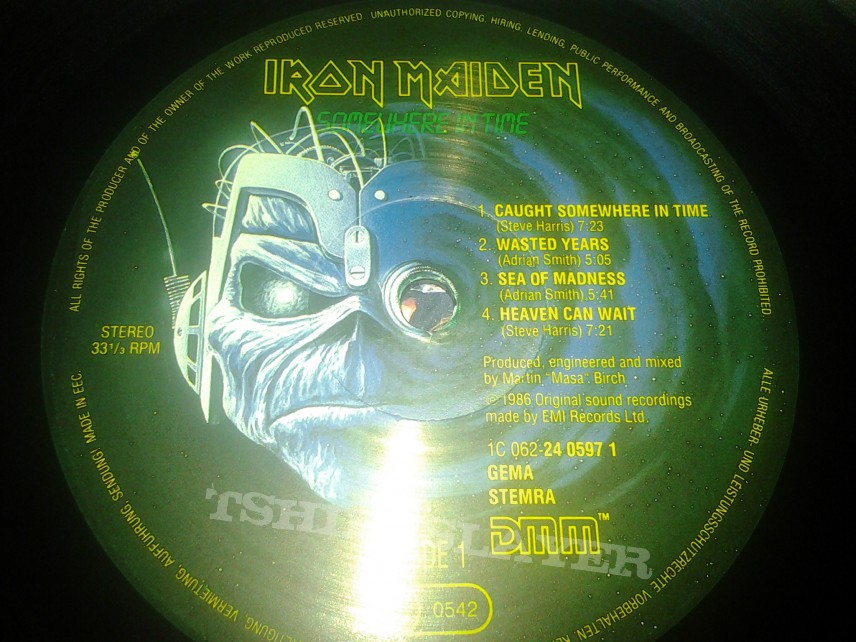 Iron Maiden-Somewhere In Time LP
