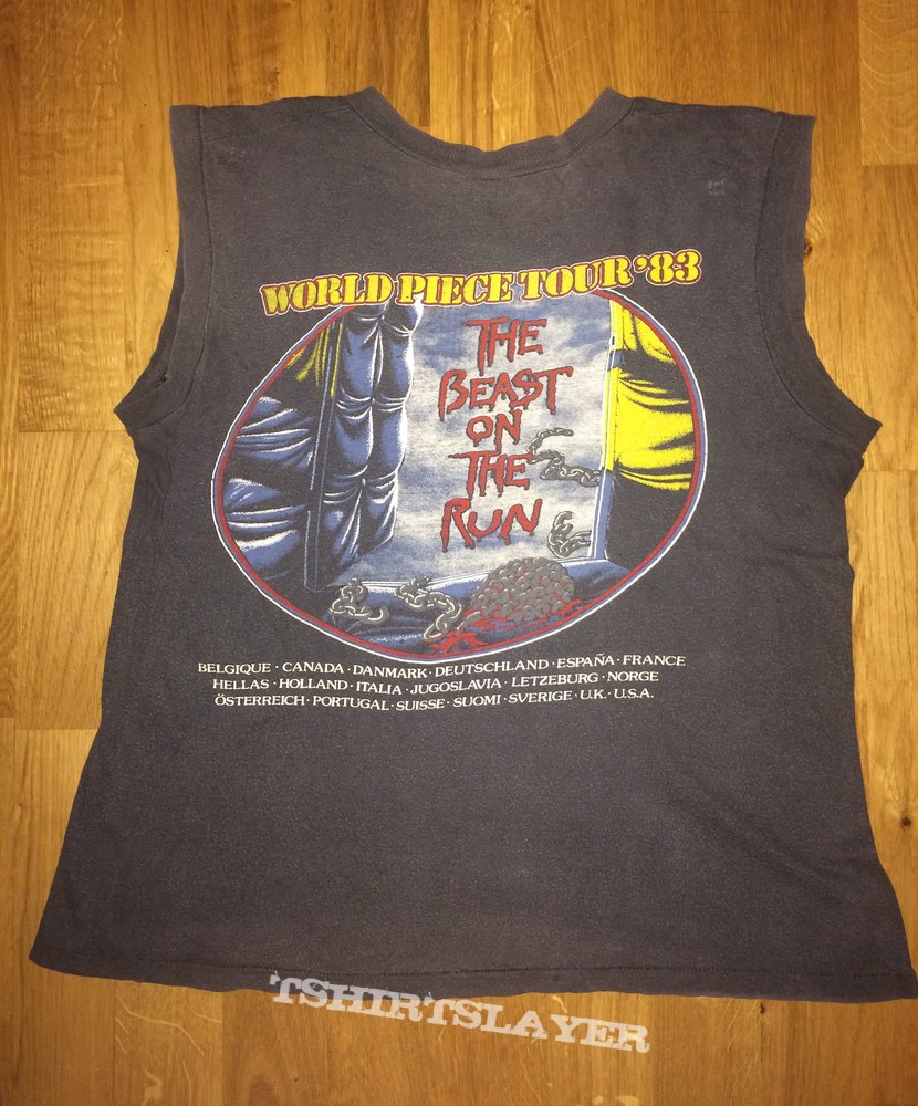 Iron Maiden - World Piece tour shirt