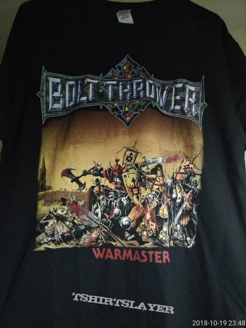 Bolt thrower warmaster shirt M Black Memoriam