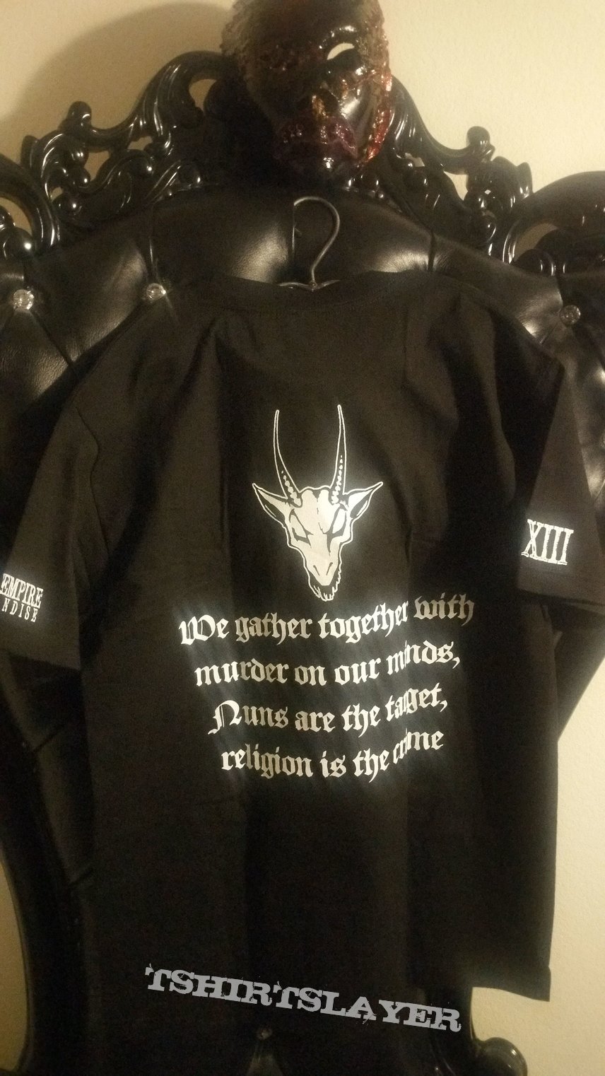 Nunslaughter medium new t shirt raid the convent