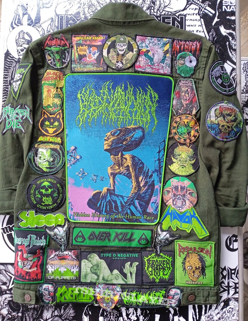 Blood Incantation Green Hell Battle Jacket