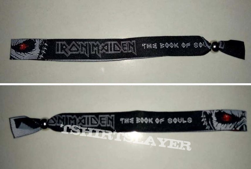 IRON MAIDEN Book Of Souls Woven Wristband