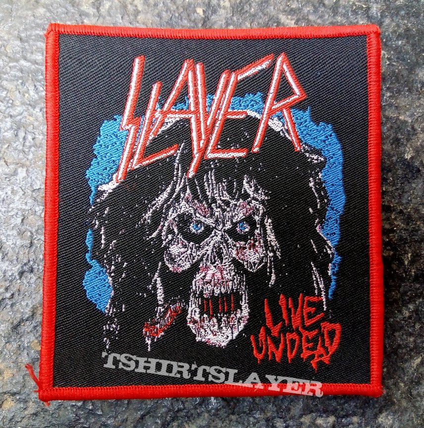 Slayer Live Undead Woven Patch