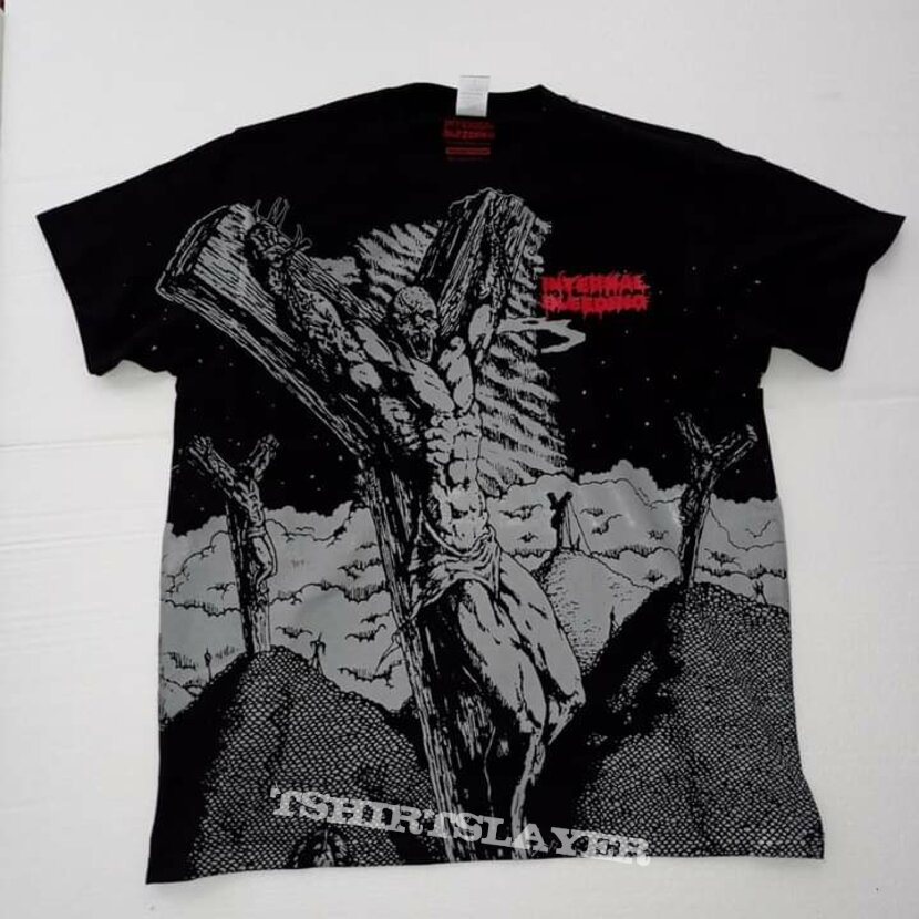 Official T-shirt INTERNAL BLEEDING &quot;Perpetual degradation&quot; All over print