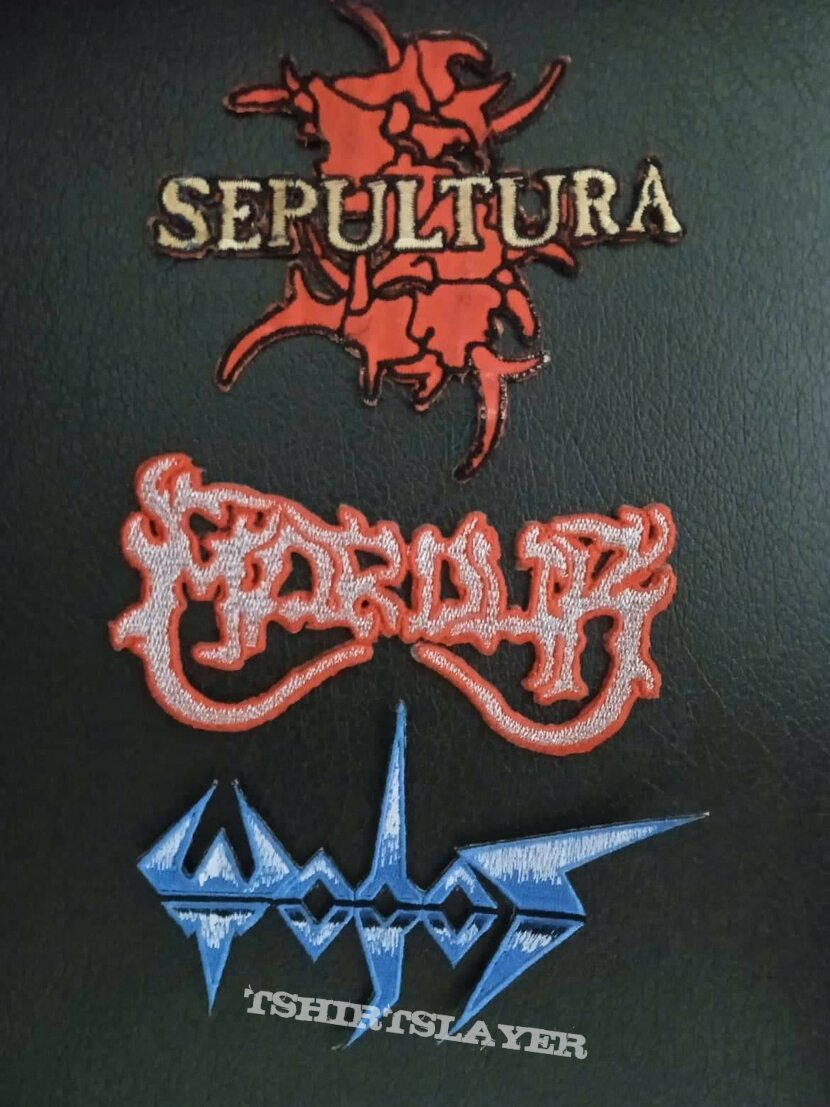 WodoS, Marduk, Sepultura Cut-Out Woven Patch