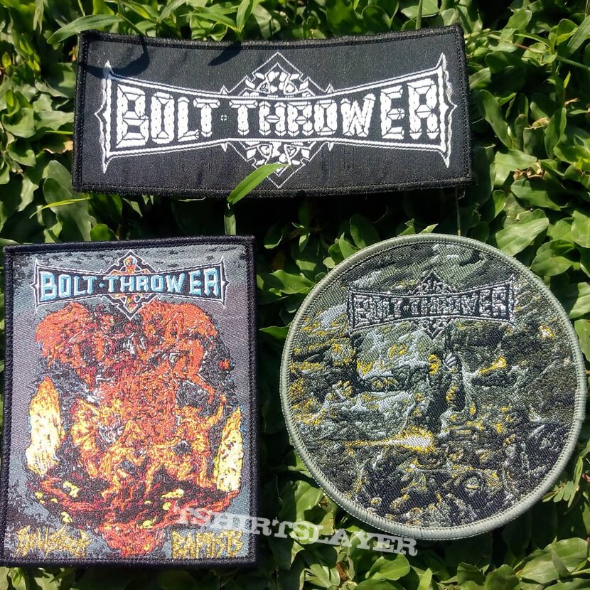 Bolt Thrower Woven Patches Package
