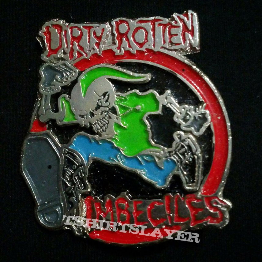 Dirty Rotten Imbeciles D.R.I. Metal Pin Badge