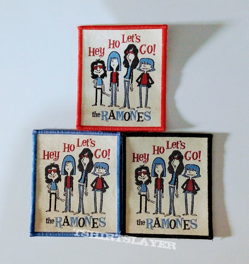 Hey Go Let&#039;s Go! The Ramones Woven Patch