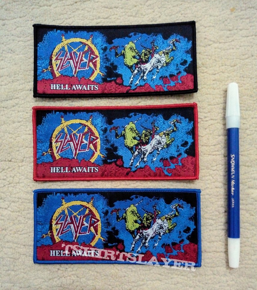 SLAYER &#039;Hell Awaits&#039; Woven Patch