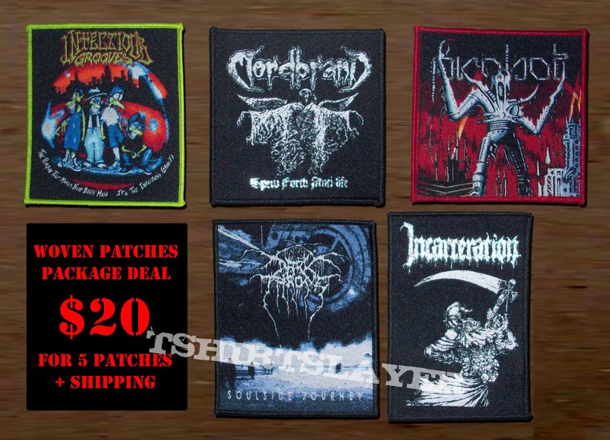 Incarceration Woven Patches Package Deal