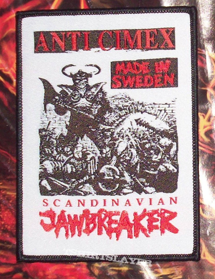 Anti Cimex &#039;Scandinavian Jawbreaker&#039; Woven Patch