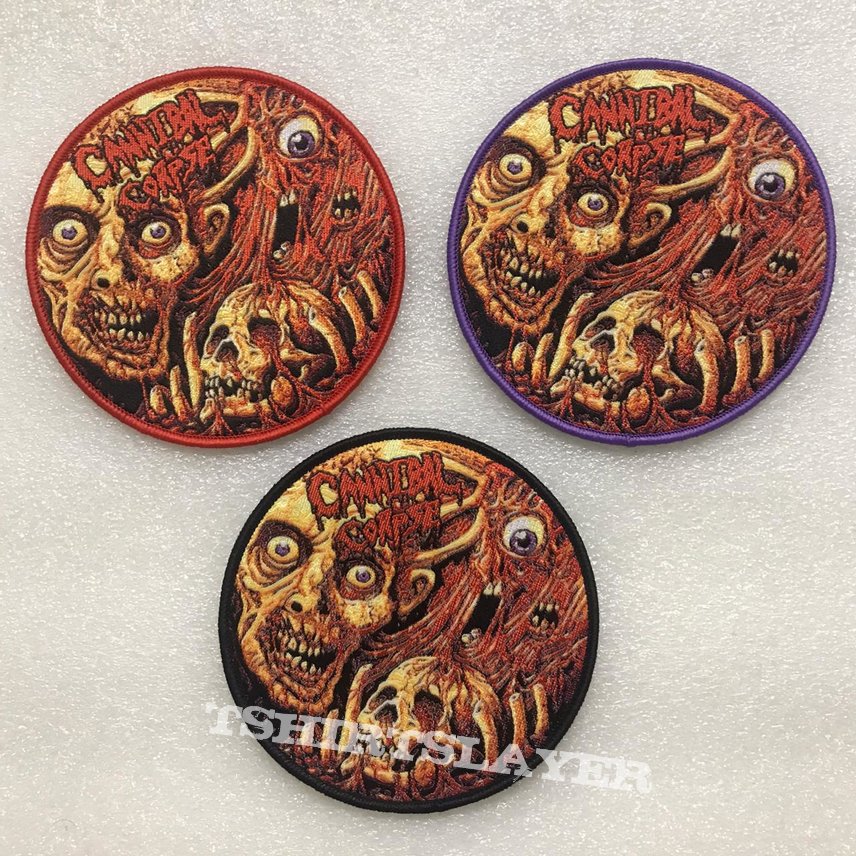 Cannibal Corpse Round Woven Patch