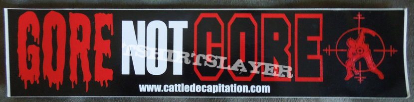 Cattle Decapitation - Gore Not Core Sticker