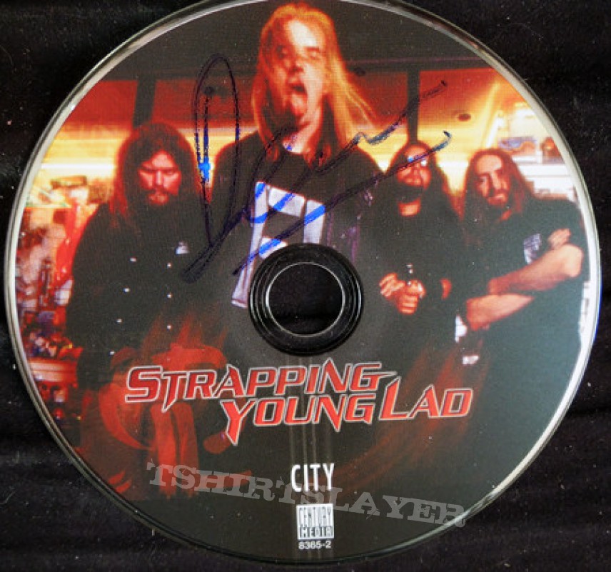 Strapping Young Lad - City CD (Signed)