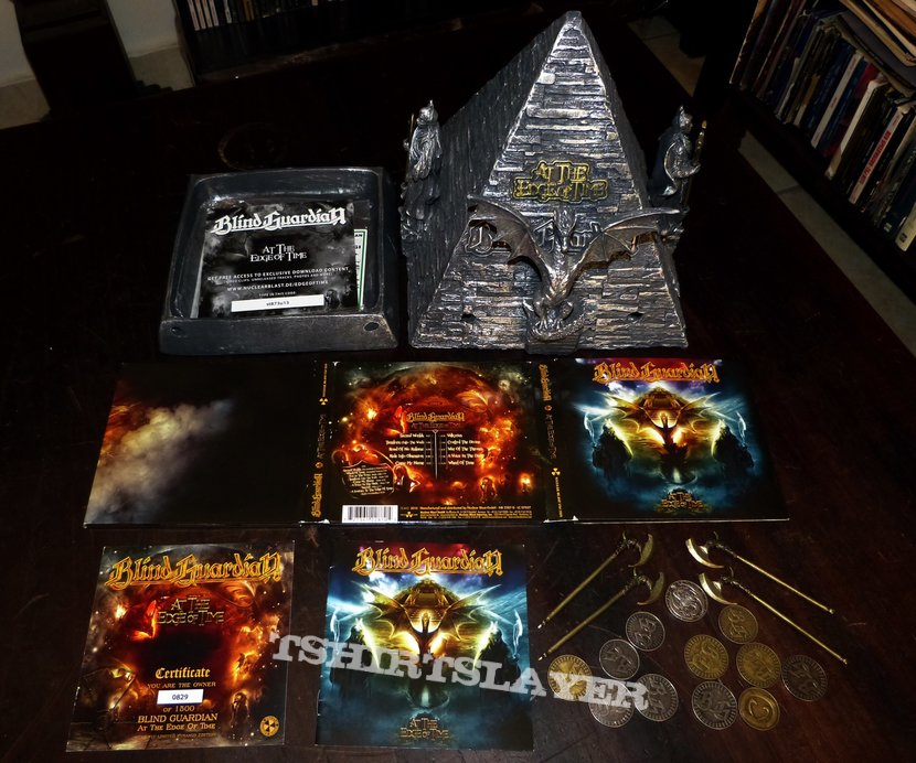 Blind Guardian - At The Edge Of Time 2010 Deluxe Pyramid Box Set ©️ Nuclear  Blast – NB 2287-5 | TShirtSlayer TShirt and BattleJacket Gallery