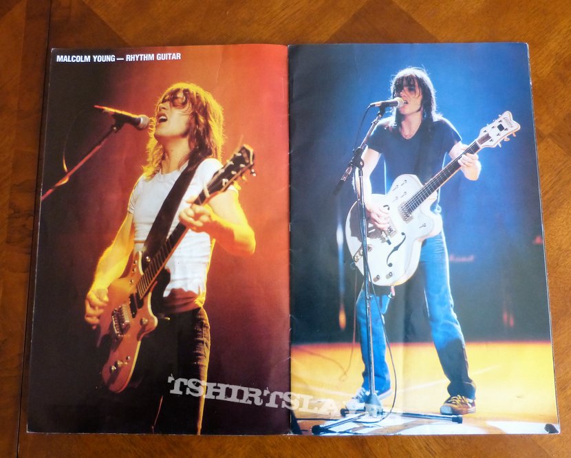 AC/DC - Back In Black World Tour Programme 1980