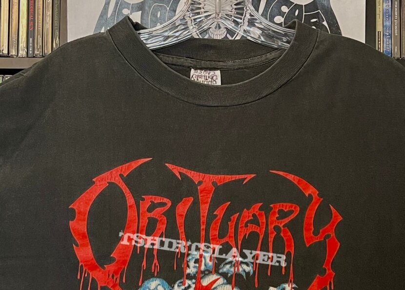 Obituary – Cause of Death Pile of Skulls / Spider © 1991  Blue Grape Merchandising 