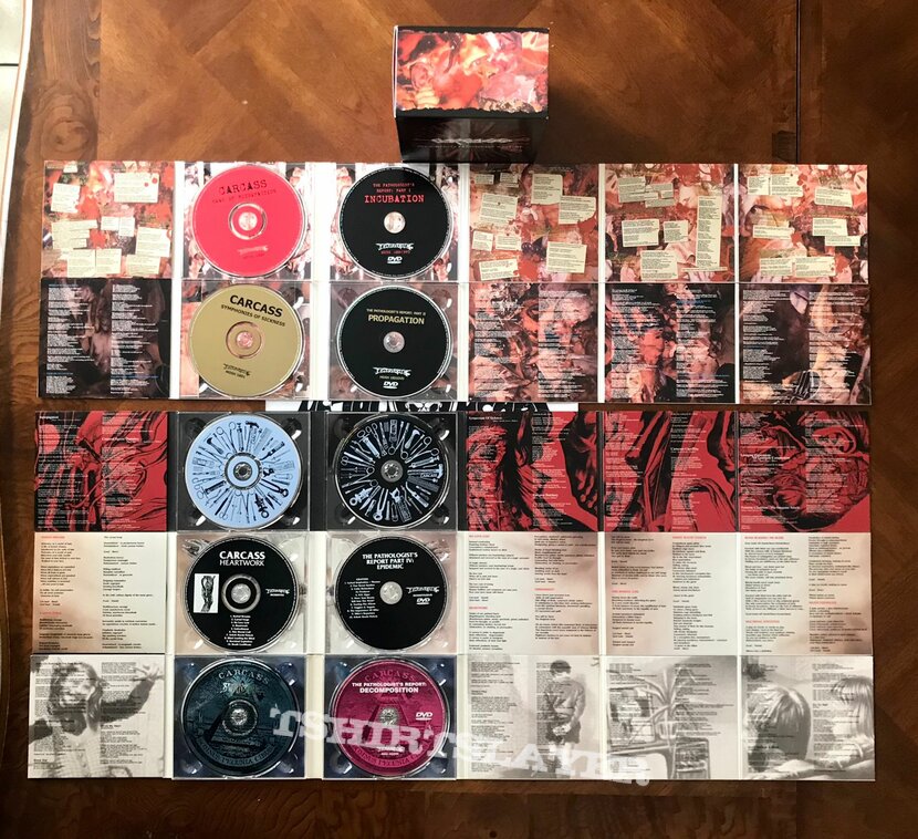 Carcass - The Complete Pathologist&#039;s Report  Box Set, Compilation, Limited Edition, Remastered 2008 Earache