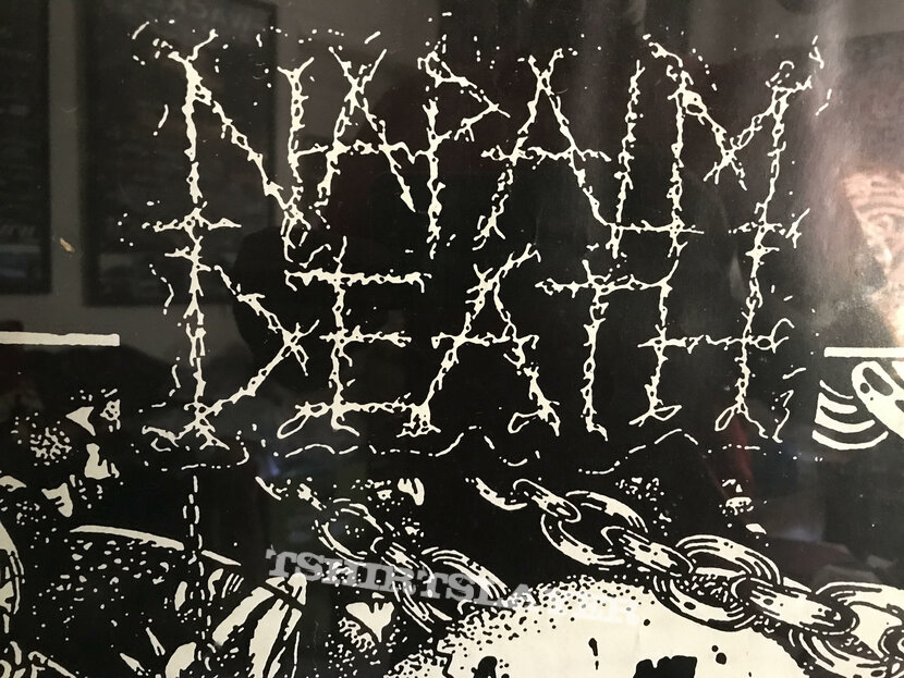 Napalm Death - Utopia Banished CD Print Cover 1995 POSTER Made In England