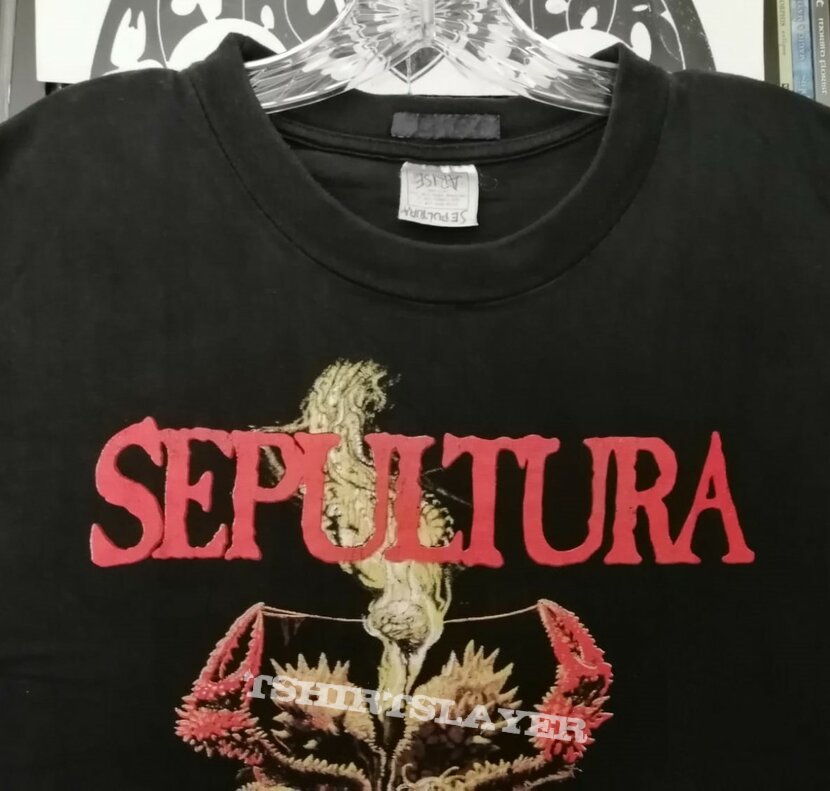 Sepultura - Arise / Third World Posse  TOUR 92  ©  1992 Blue Grape Nerchandising