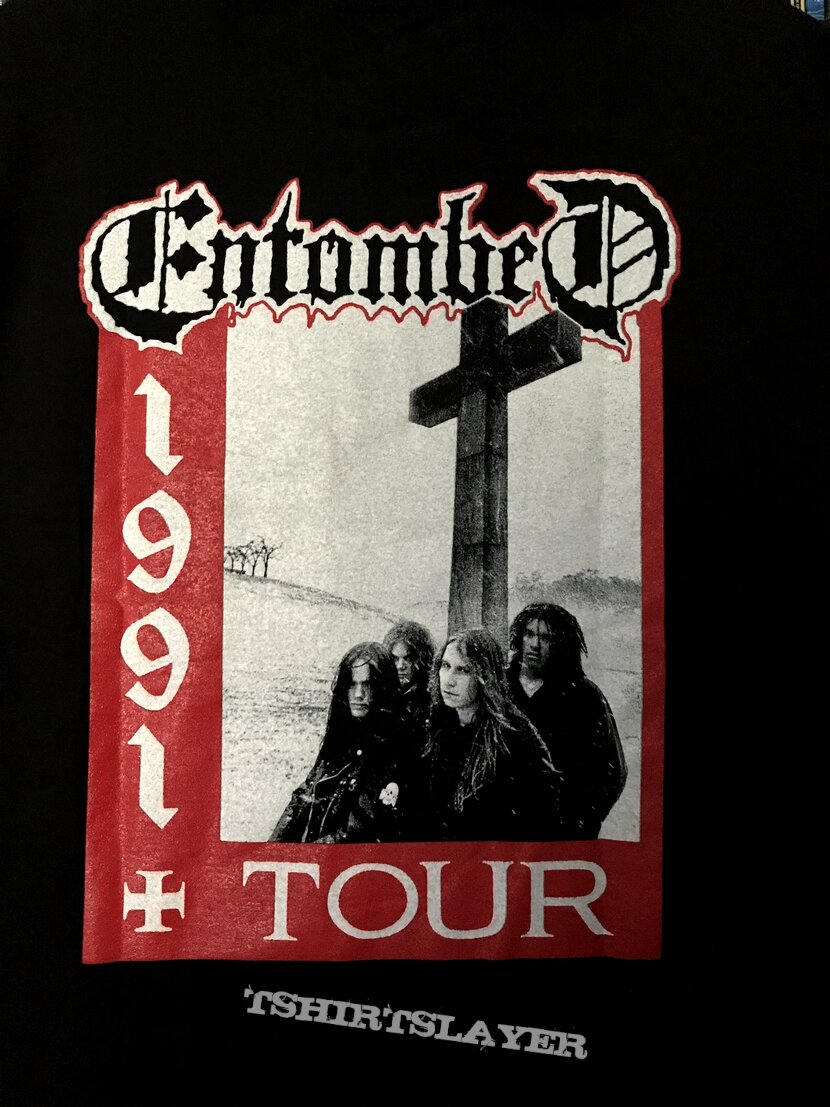 Entombed - Left Hand Path 1991 US Tour RED LOGO