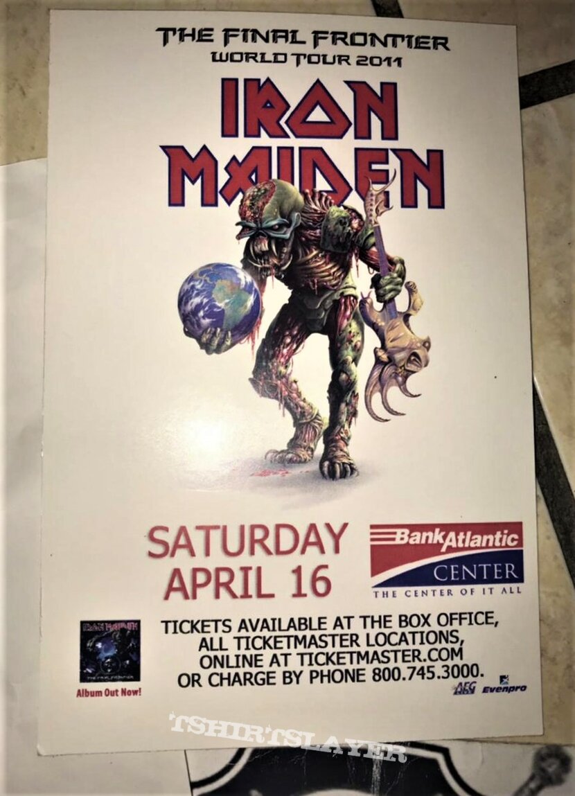 Iron Maiden - The Final Frontier World Tour 2010-2011 ©️ Iron Maiden L.I.P.