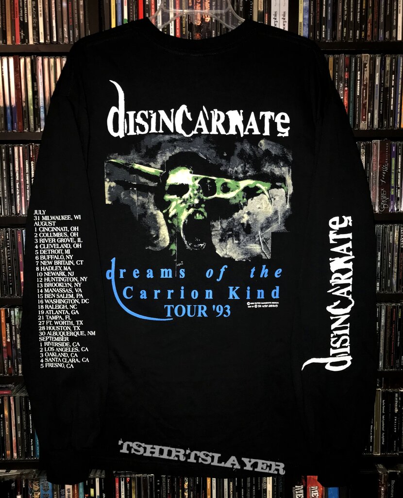 Disincarnate - Dreams of the Carrion Kind ©️ 1992 Dist. Outer Garments Merch