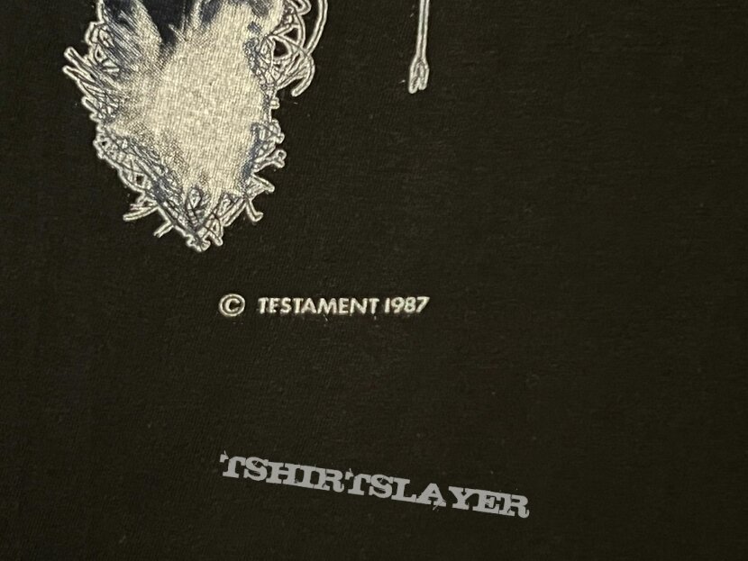 Testament - The Legacy European Tour 87 © 1987 Bravado Merchandising Services Offical Tour Product