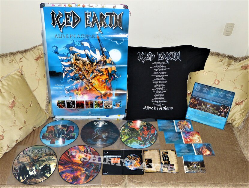 Iced Earth - Alive in Athens Vinyl Box Set ©️1999 Century Media &  Collection | TShirtSlayer TShirt and BattleJacket Gallery