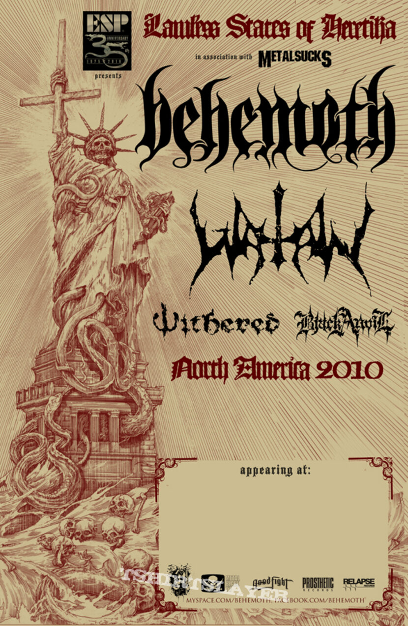 Watain - Lawless Darkness North America Tour 2010