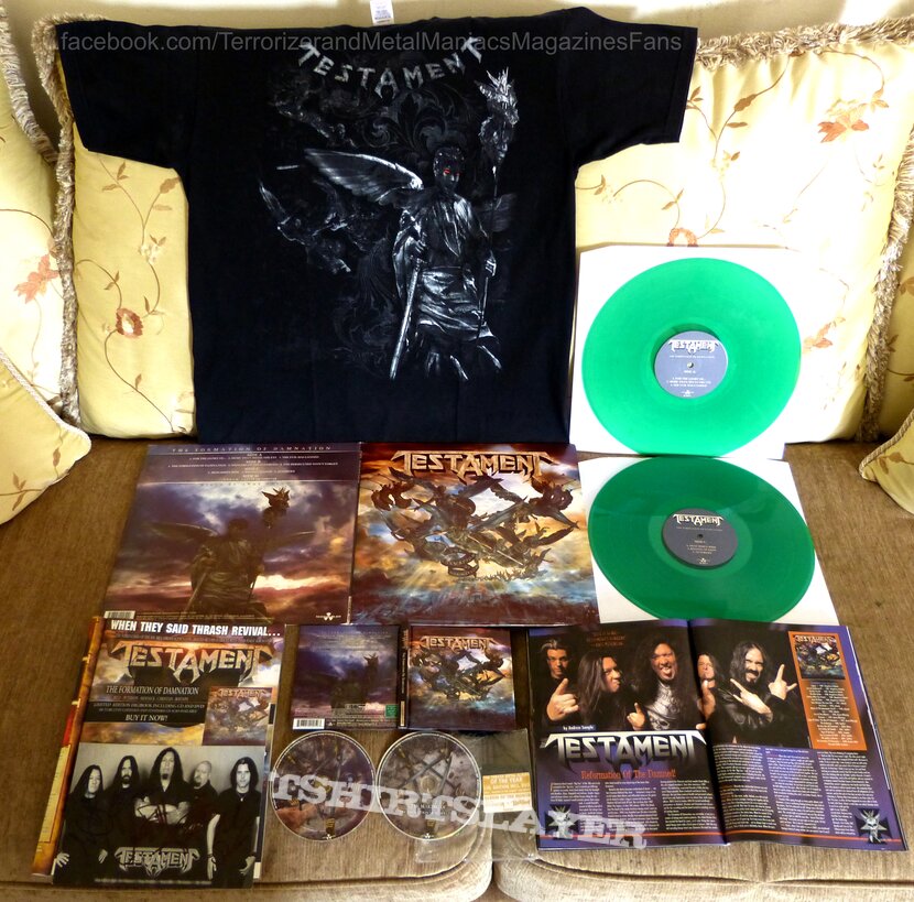 Testament - The Formation of Damnation ©️ 2008 Damnation Vacation  Europe Tour  &amp; Collection