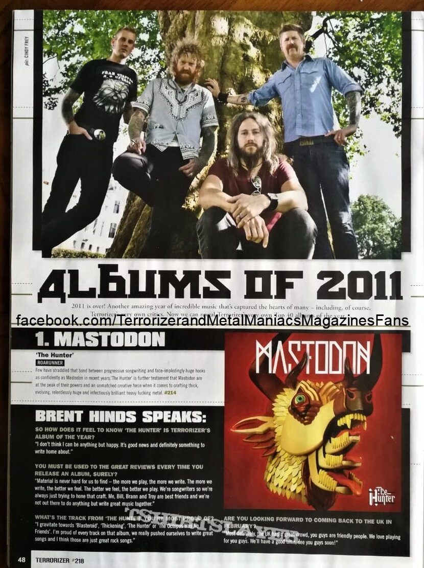 Mastodon - The Hunter 2011 ©️ Reprise ©️ Roadrunner