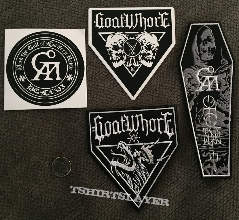 Goatwhore patches and stickers