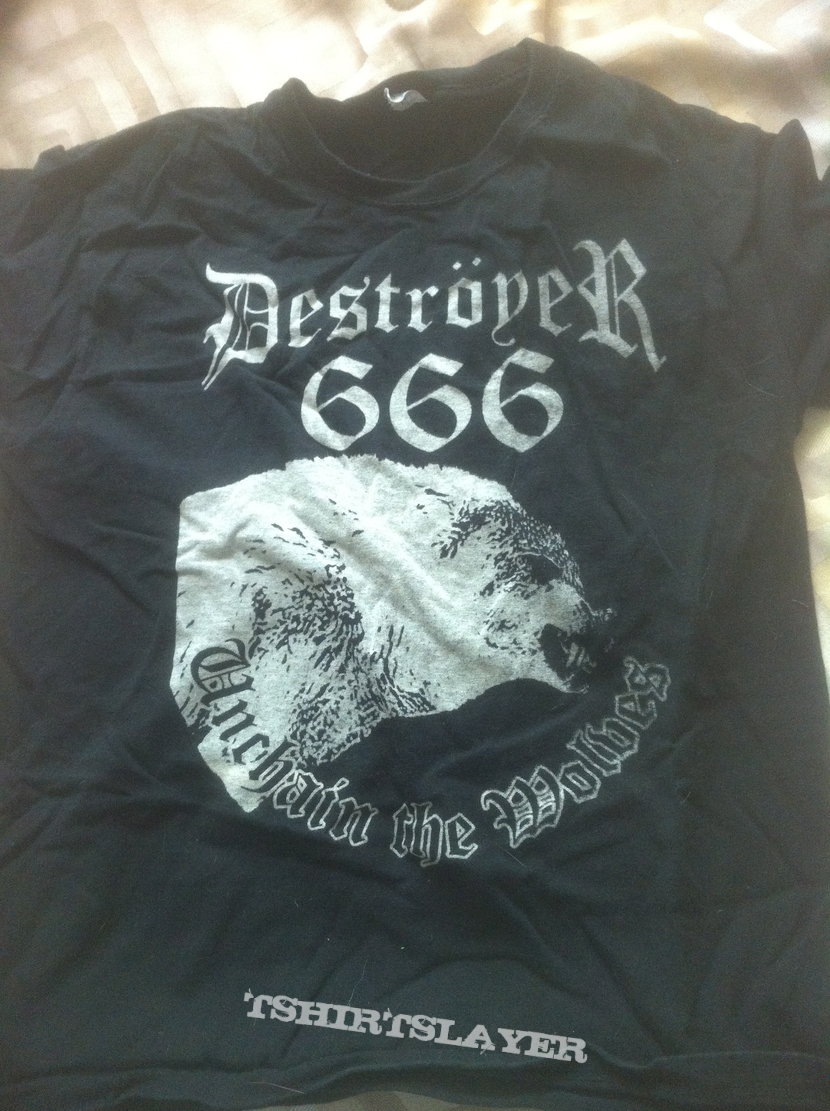 Deströyer 666 Destroyer 666 - Unchain The Wolves shirt