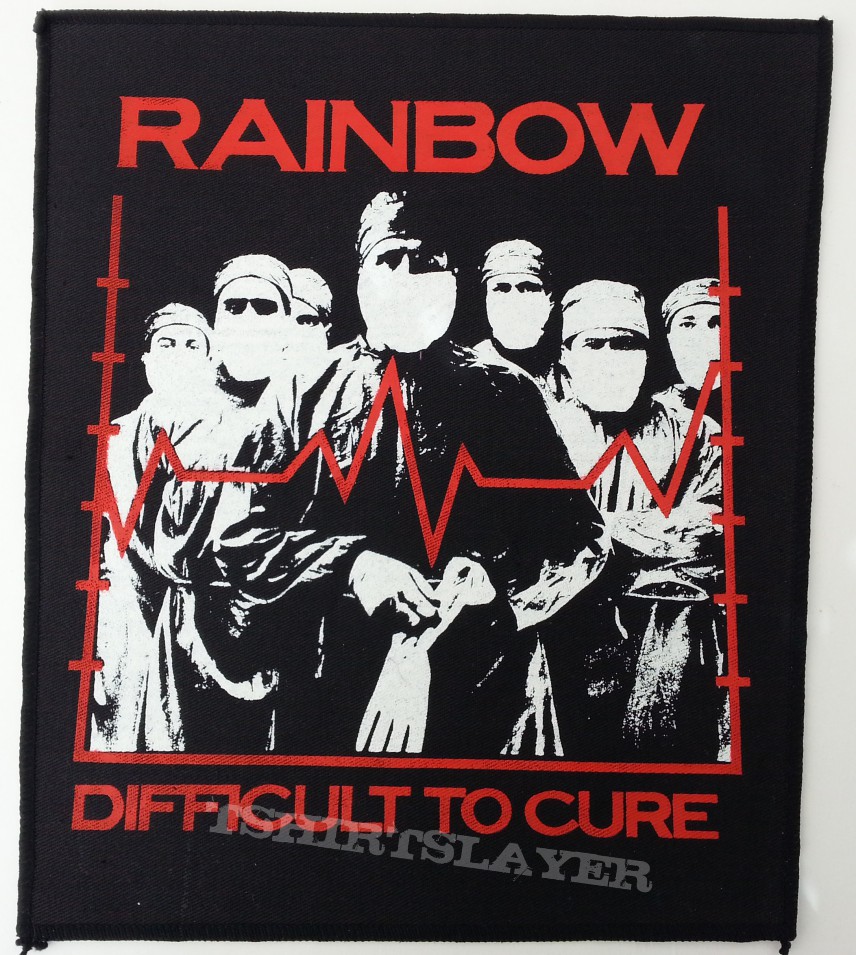 Rainbow printed back patch