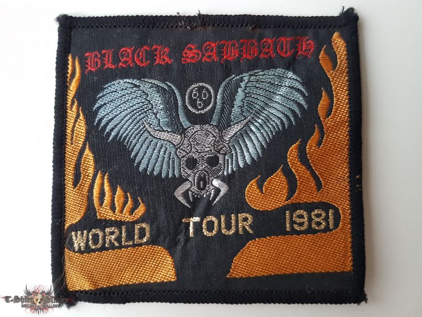 Black Sabbath Original World Tour 1981 patch