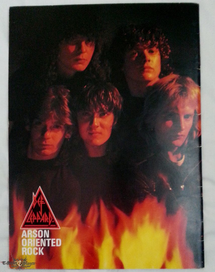 Def Leppard- Rock Till You Drop 1983 Tour Programme