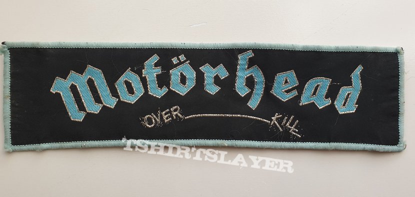 Motörhead Over-Kill woven strip patch