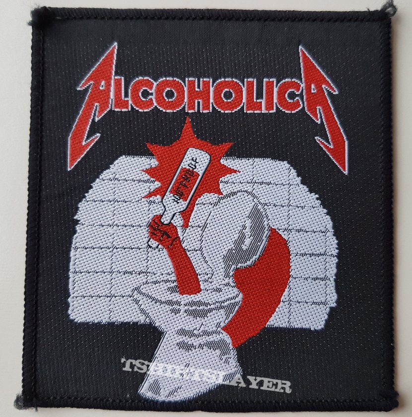 Alcoholica woven patch