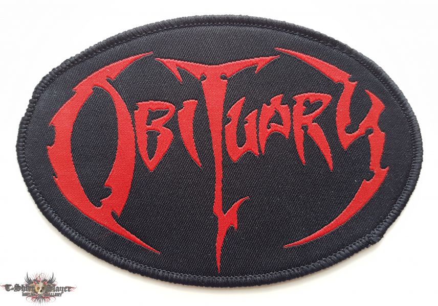 Obituary official woven patch