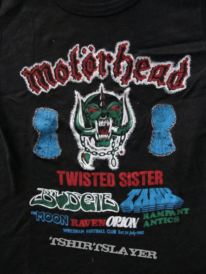 Motörhead Heavy Metal Hits Wrexham - Festival Shirt 1982