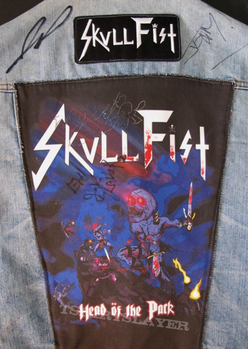 Skull Fist My Daughter&#039;s Denim Jacket