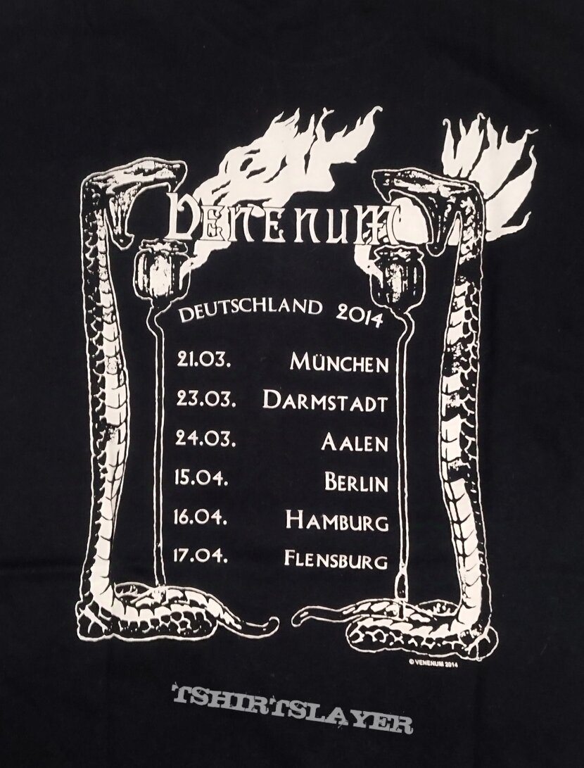 Venenum - German Tour Shirt from 2014