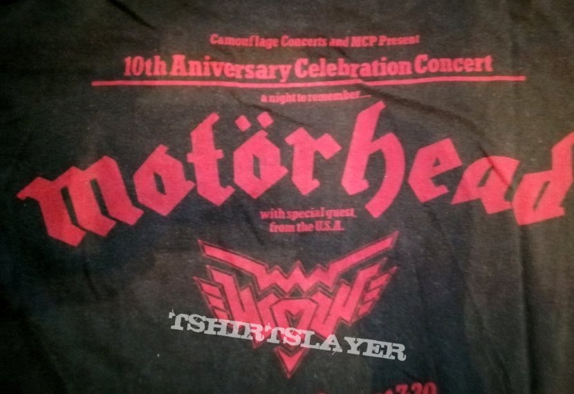 Motörhead - &quot;10 Years Anniversary&quot; Festival Shirt 