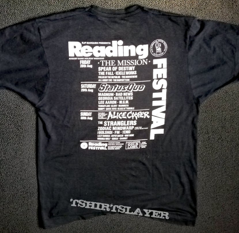 Status Quo Reading Festival Shirt 1987