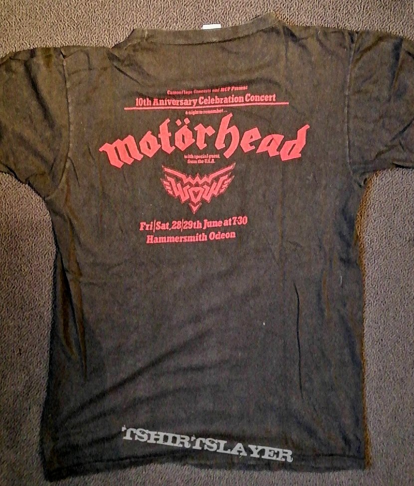 Motörhead - &quot;10 Years Anniversary&quot; Festival Shirt 