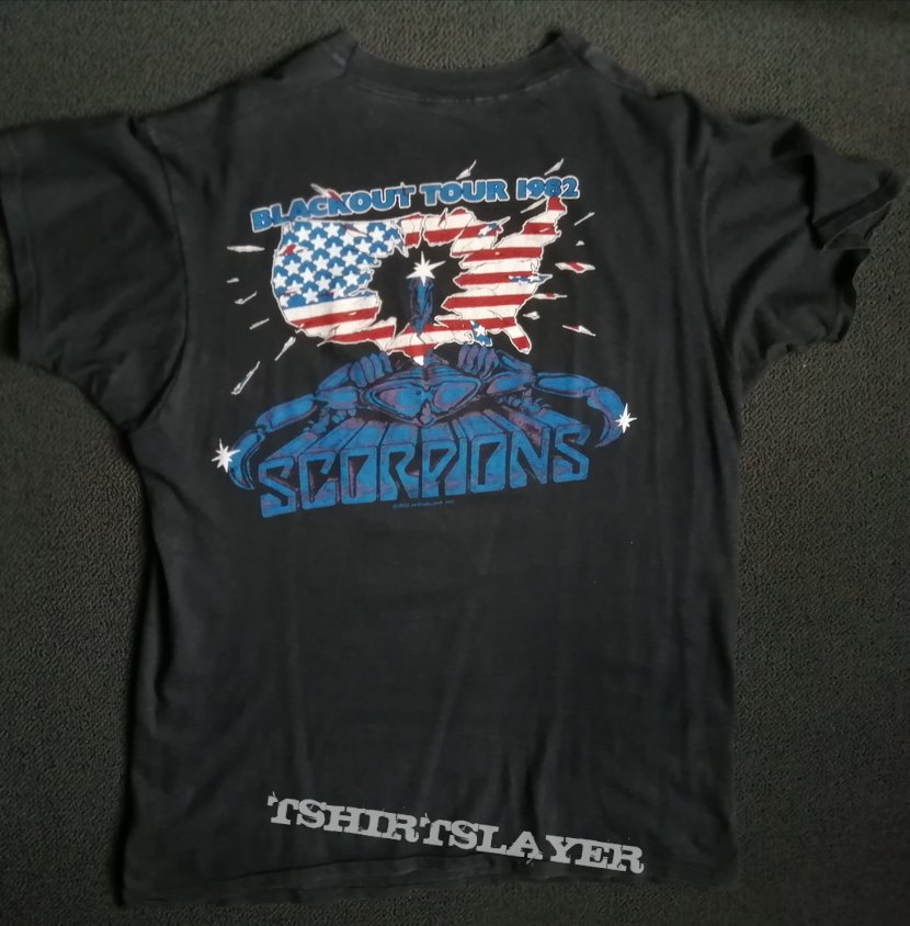 Scorpions Blackout America Tour Shirt 1982 | TShirtSlayer TShirt