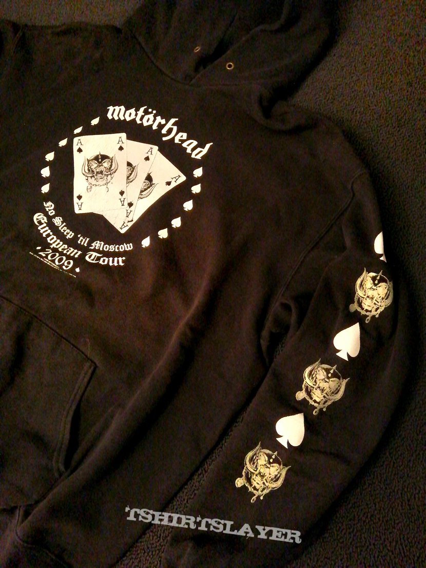 Motörhead - &quot;No Sleep &#039;til Moscow&quot; European Tour Hoodie from 2009