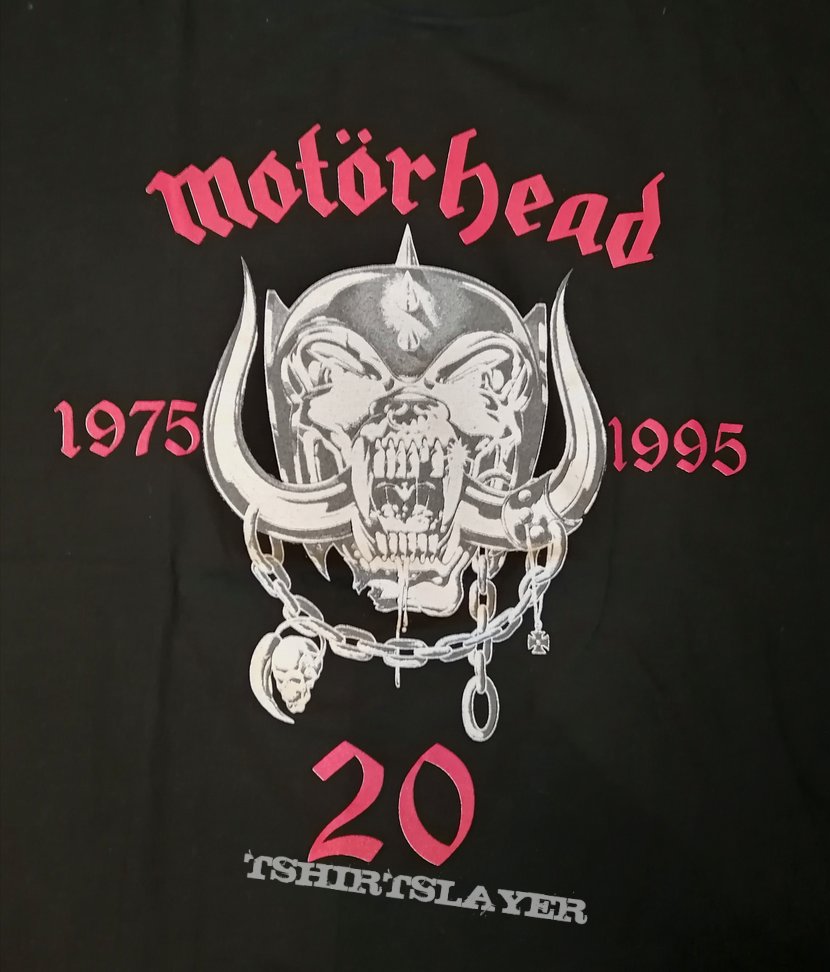 Motörhead - &quot;20 Years Anniversary&quot; Festival Shirt 