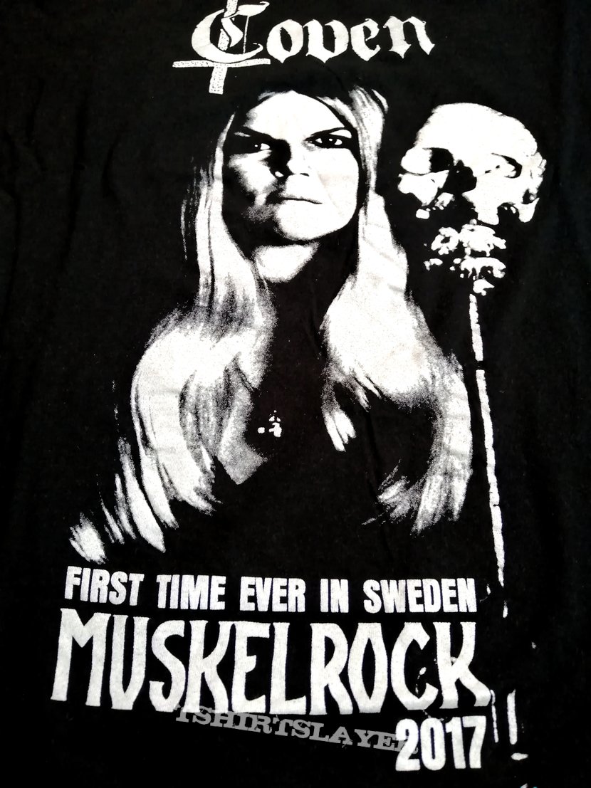 Coven - Tour Shirt for Muskelrock Festival 2017